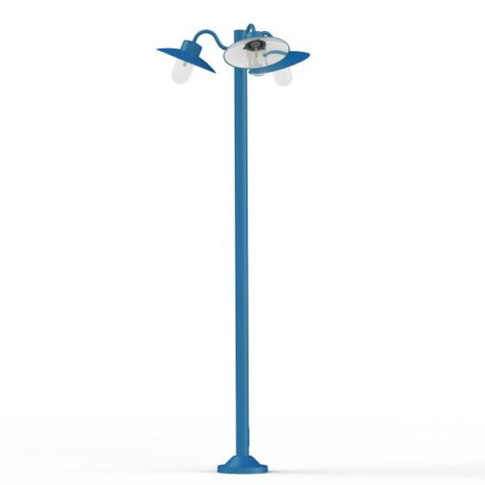 Klarglas azurblau